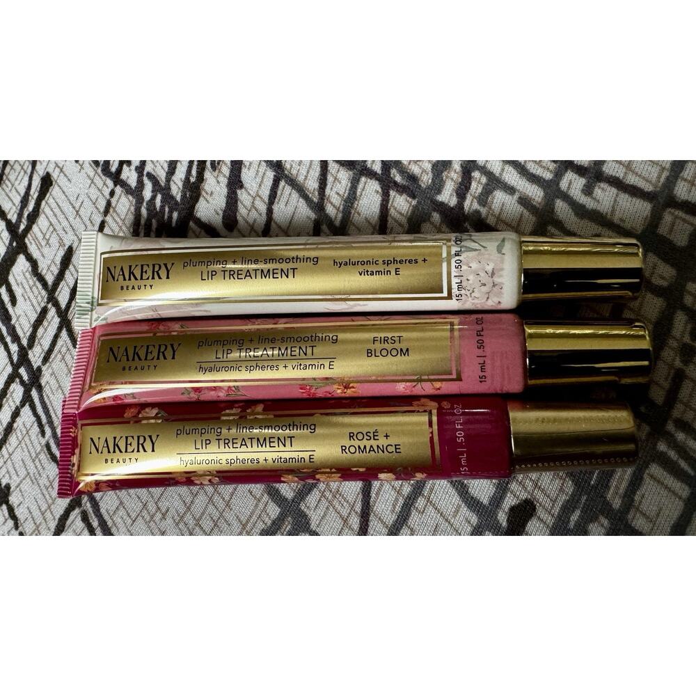 3 Nakery Plumping & Smoothing -Rose & Romance , First Bloom, Hyaluronic Spheres